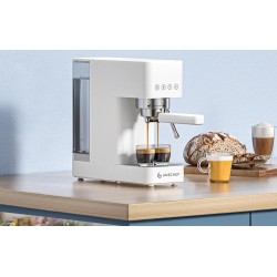 Pákový kávovar AMZCHEF CE-EM3131-WT, biely