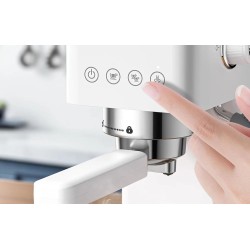 Pákový kávovar AMZCHEF CE-EM3131-WT, biely