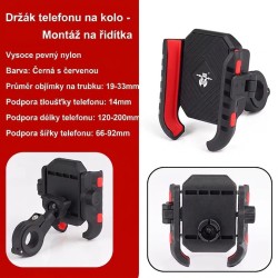 Univerzálny držiak na telefón na bicykel/motocykel CARCLEVER r17