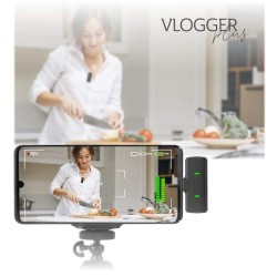 VLOGGER PLUS USB-C bezdrôtový mikrofón