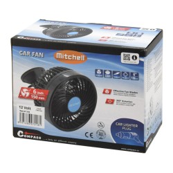 Ventilátor MITCHELL 07218 na prísavku 12V