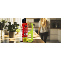 Fire extinguisher spray SAFE 750 RED 750ml foam + holder 75F