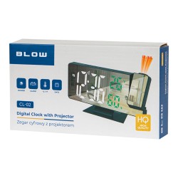 Hodiny s budíkom BLOW CL-02 projekčné