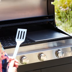 Plynový gril Barbecook BC-GAS-2036 Stella 3201 s úložným priestorom, bočný horák, 174x59x119cm