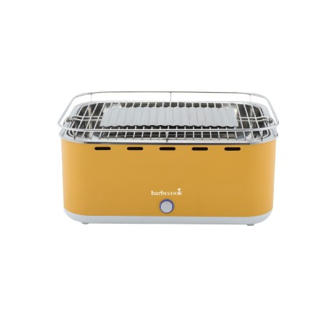 Barbecook BC-CHA-1016 Stolný gril na drevené uhlie Carlo, žltý, 44x33x21cm