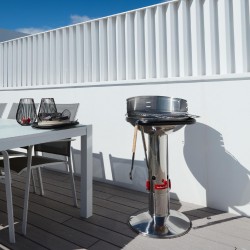 Barbecook BC-CHA-1005 Loewy 50 SST nerezový gril na drevené uhlie, 51,5x56x99cm