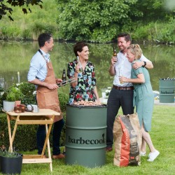 Barbecook BC-CHA-1022 Bubon na grilovanie na drevené uhlie Edson, zelený, priemer 47,5 cm