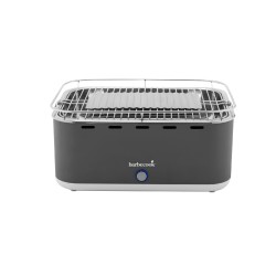 Barbecook BC-CHA-1015 Stolný gril na drevené uhlie Carlo, sivý, 44x33x21cm