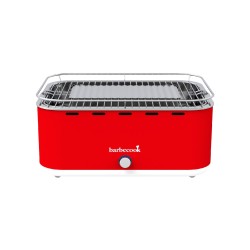 Barbecook BC-CHA-1019 Stolný gril na drevené uhlie Carlo, červený, 44x33x21cm