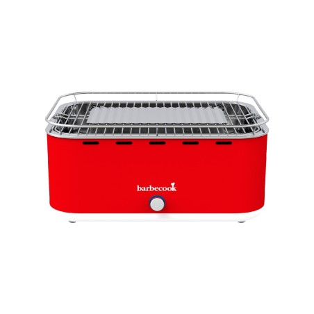 Barbecook BC-CHA-1019 Stolný gril na drevené uhlie Carlo, červený, 44x33x21cm