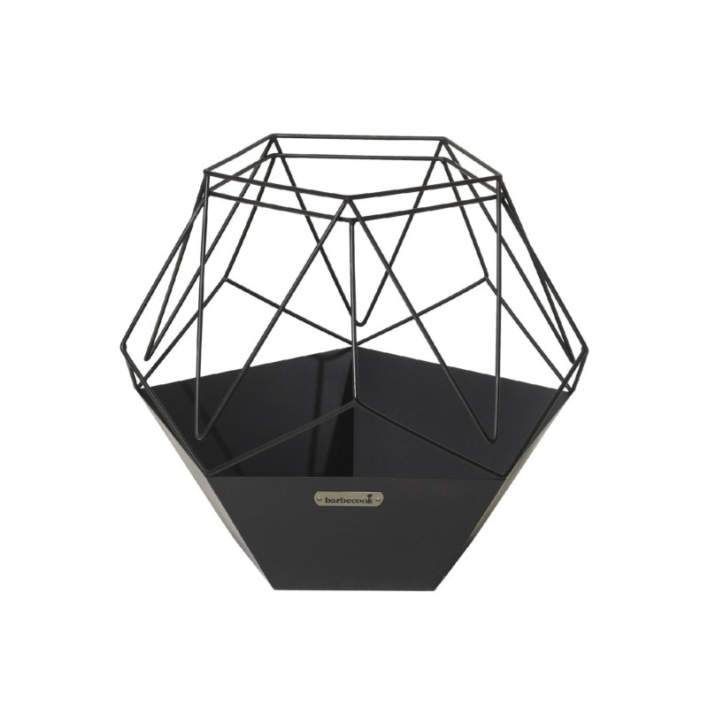 Ohnisko BC-WOO-6013 Jura, lakovaný oceľový plech, 60x60x75cm