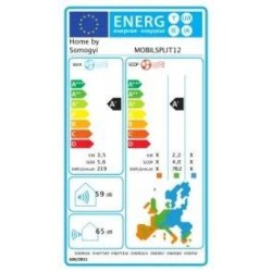 Mobil split klíma, smart, chladenie / ohrievanie, 3,5 / 2,2 kW, R32 640g