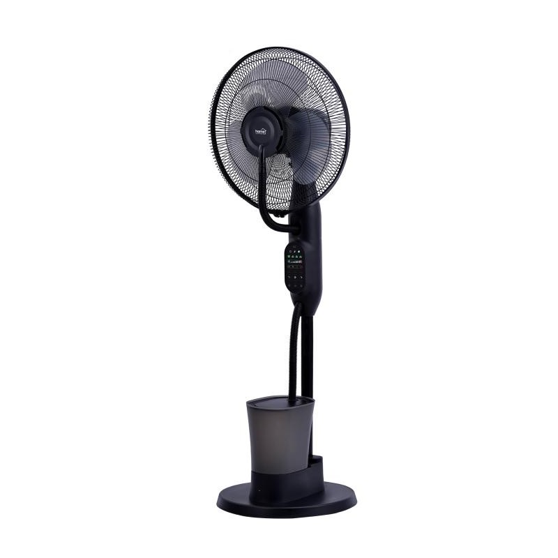 Ventilátor s parou, čierny, 75 W
