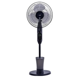Ventilátor s parou, čierny, 75 W