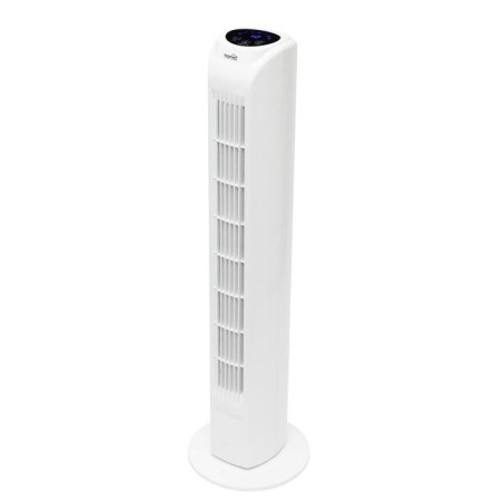 Stĺpový ventilátor s diaľkovým ovládačom, biela farba, 79 cm, 45 W