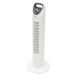 Stĺpový ventilátor, biela farba, 79 cm, 45 W