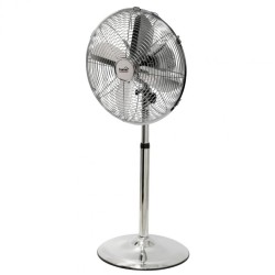 Kovový stojanový ventilátor, 30 cm, 50 W, max. 1,2 m