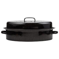 Oválny pekáč so smaltovaným povrchom 42 cm