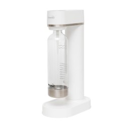 Výrobník sódy, biela/inox, 1000 ml prémiová fľaša