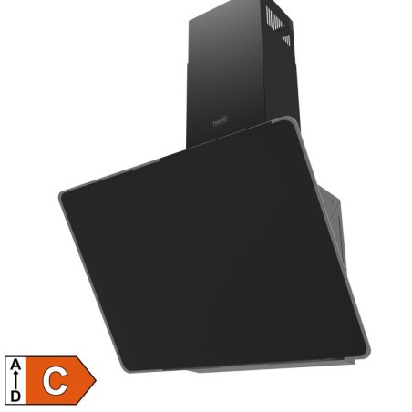 Kuchynský odsávač pár CYCLONE 60 cm, čierne sklo