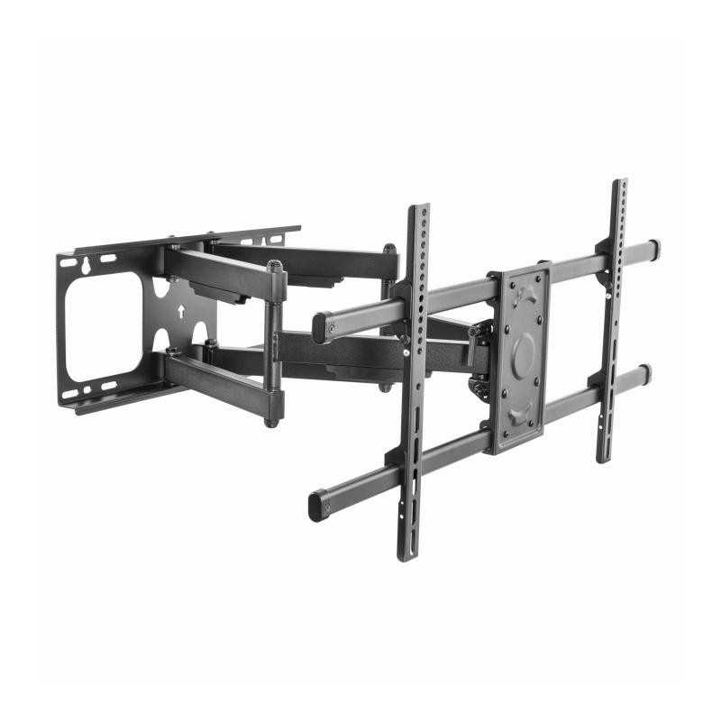 Nástenná konzola 37"-90", FULL MOTON, čierna farba