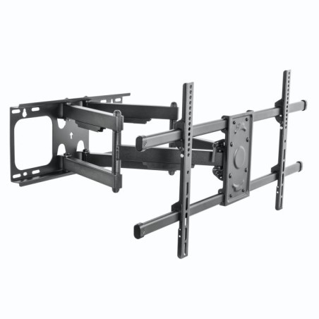 Nástenná konzola 37"-90", FULL MOTON, čierna farba