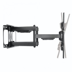 Nástenná konzola 37"-90", FULL MOTON, čierna farba