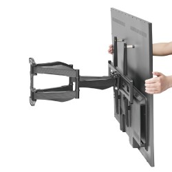 Nástenná konzola, 37"-80", FULL MOTION, čierna