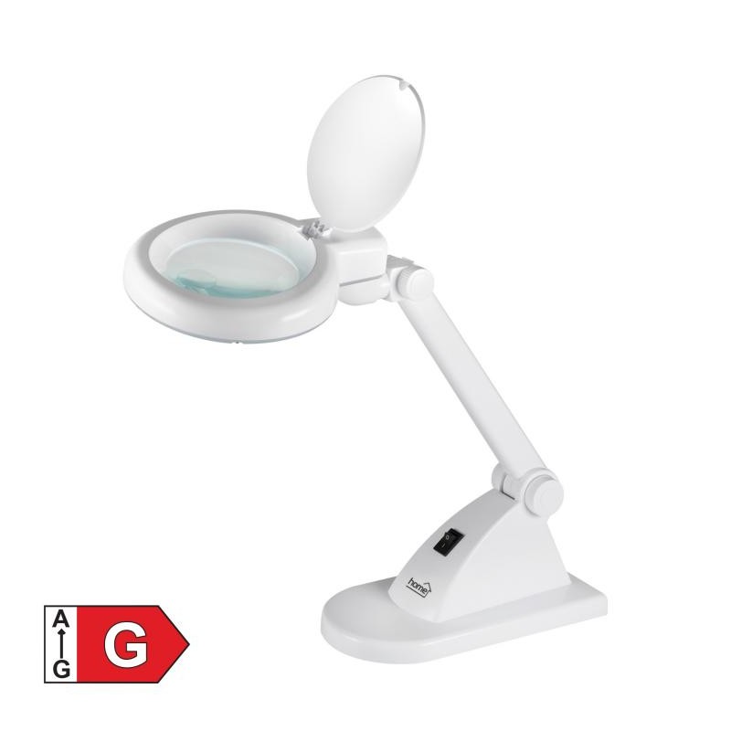 LED stolné svietidlo s lupou