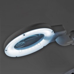 LED stolné svietidlo s lupou