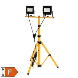 LED reflektor, so stojanom, 2x30W, 4000 lm, IP65