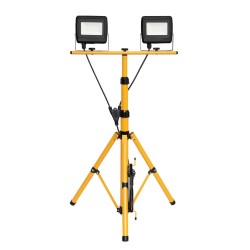 LED reflektor, so stojanom, 2x30W, 4000 lm, IP65