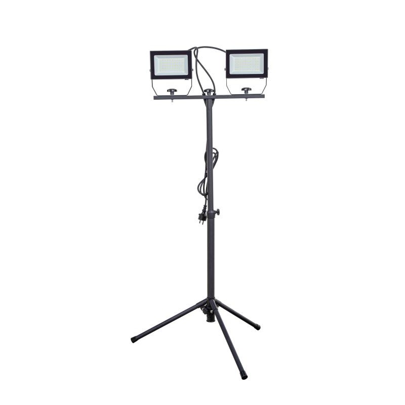 LED reflektor "Ispot" 2 x 50W stojanový 2 x 5000 lm 1.5m kábel IP65