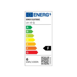 LED stolné svietidlo s bezdrôtovou nabíjačkou, biela