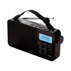 Prenosné rádio, 3-pásmové, LCD