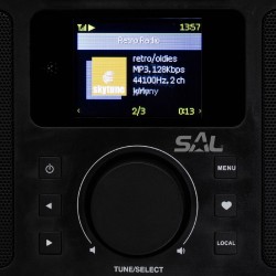 Internetové rádio, 5in1, čierna