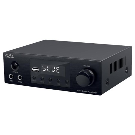 Multimediálny zosilňovač, 2x50W, BT-FM-USB
