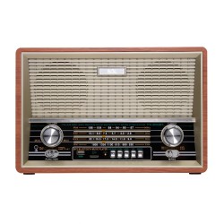 Retro rádioprijímac a multimediálny prehrávac