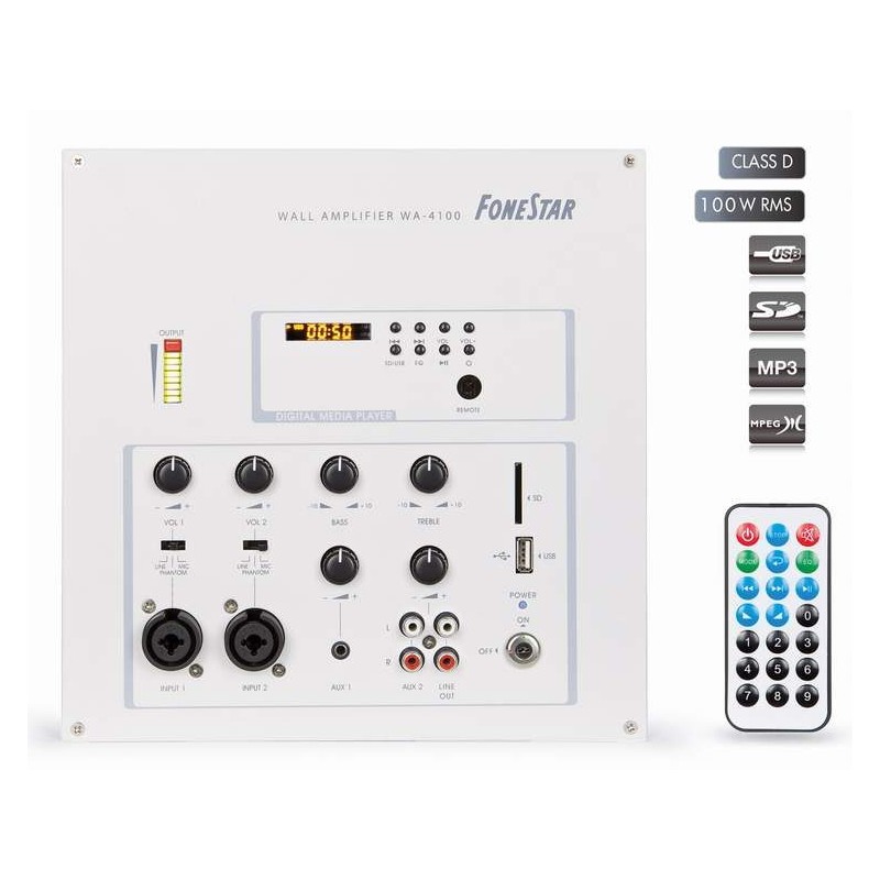 WA4100 Fonestar stenový zosilňovač