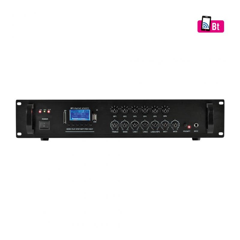 Mixážny zosilňovač, FM-BT-MP3, 120Watt