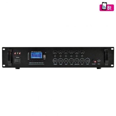 Mixážny zosilňovač, FM-BT-MP3, 120Watt