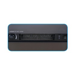 HOME FKK25G voľne stojaci elektrický krb, max. 2000 W, efekt LED plameňa, 2 stupne, mechanické ovládanie, zlatá dekorácia