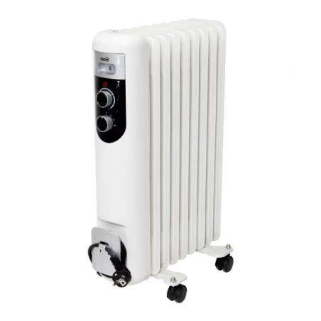 Olejový radiátor, 9 článkov, 2000 W