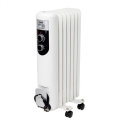 Olejový radiátor, 7 článkov, 1500 W