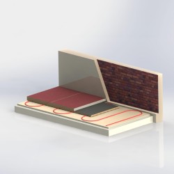 Vykurovacia rohož pod studenú krytinu