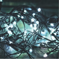 LED svietiaci reťazec, 1000 LED, 70 m, studená biela, IP44