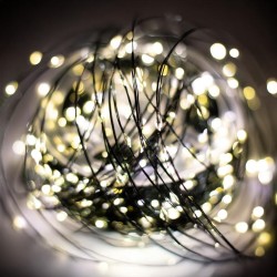 Micro LED svietiaci reťazec, 1500 LED / 150 m, teplá biela, na vonkajšie použitie