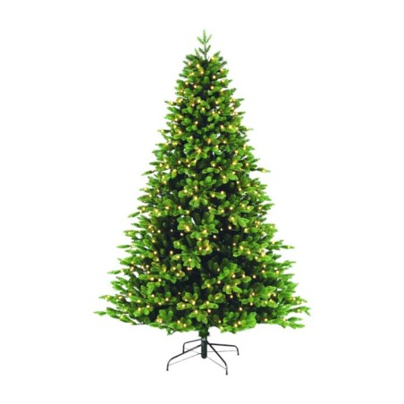 Umelý vianočný stromček s LED osvetlením, výška 210 cm