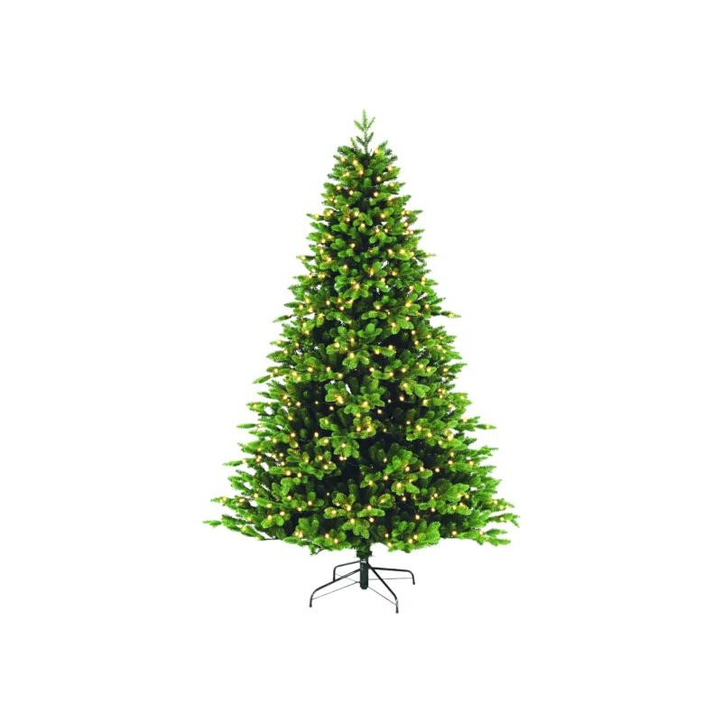 Umelý vianočný stromček s LED osvetlením, výška 150 cm