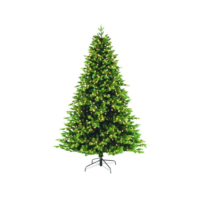 Umelý vianočný stromček s LED osvetlením, výška 180 cm